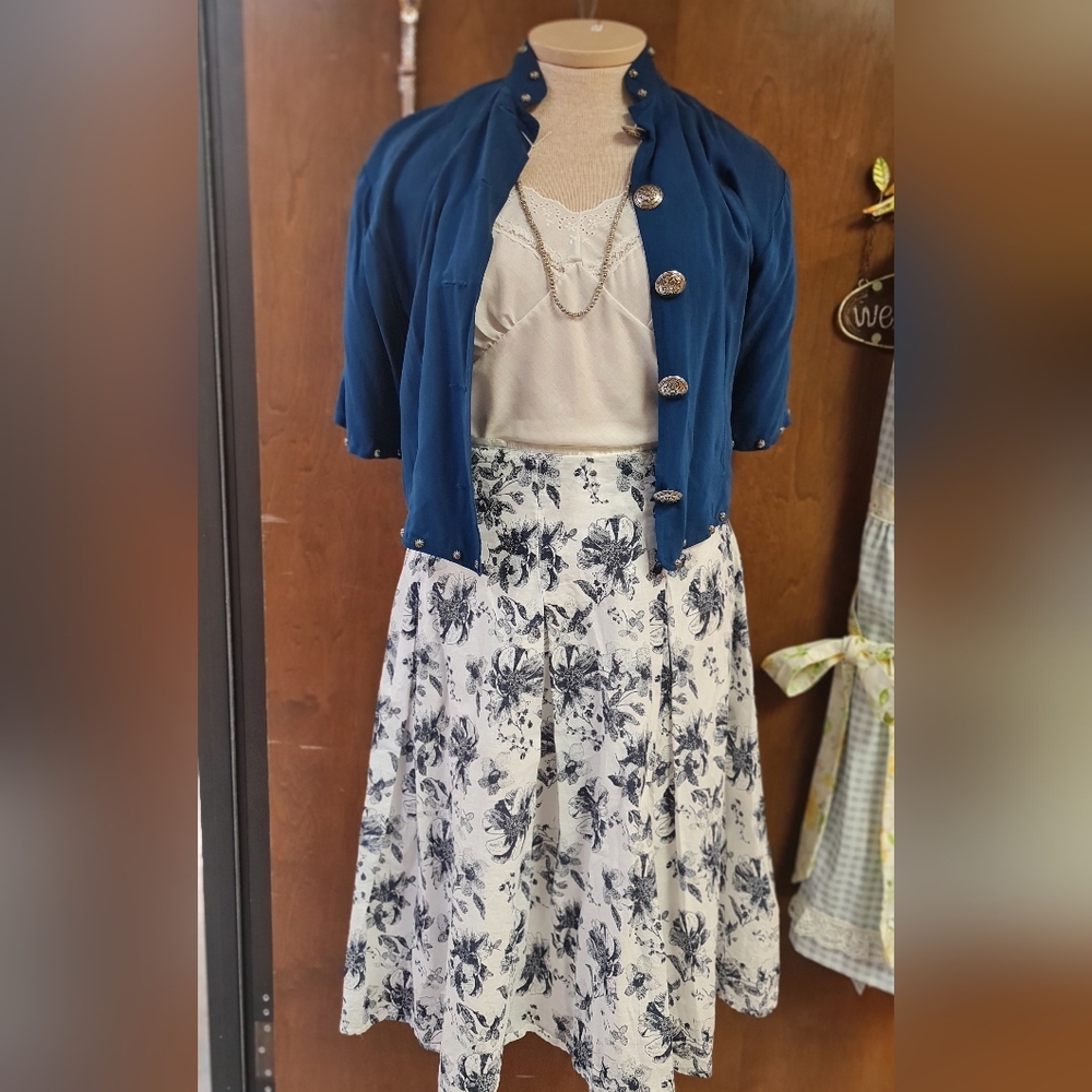 Vintage Scott Taylor Navy Jacket size 6